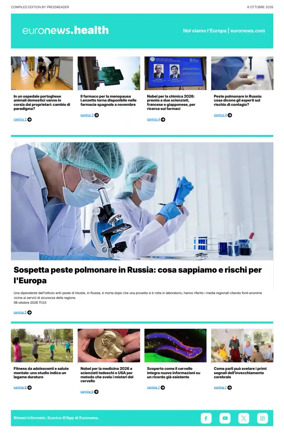 Cover of Euronews Health (Italian)