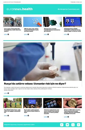 Cover of Euronews Health (Turkish) Compiled Edition