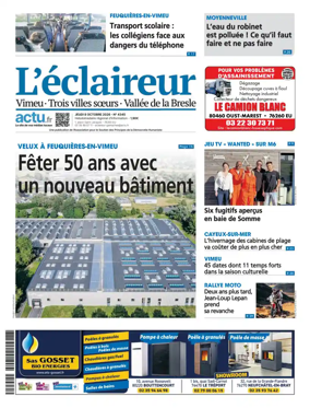 Cover of L'Eclaireur (Vimeu Trois villes soeurs Vallee de la Bresle)