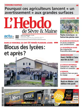 Cover of L'Hebdo de Sevre et Maine