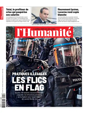 Cover of L'HUMANITE