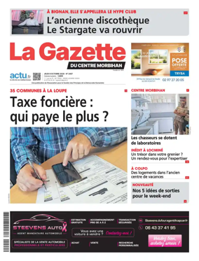 Cover of La Gazette du Centre Morbihan
