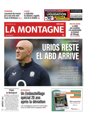 Cover of La Montagne (Montlucon)