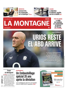 Cover of La Montagne (Moulins)