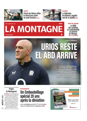 Cover of La Montagne (Vichy)