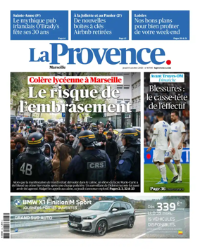 Cover of La Provence Marseille