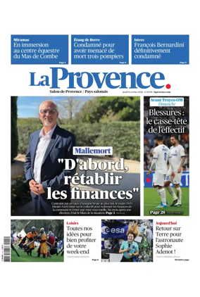 Cover of La Provence Salon-de-Provence / Pays salonais