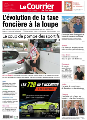 Cover of Le Courrier de l’Ouest (Deux-Sevres)
