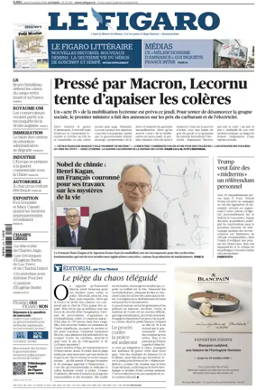 Cover of Le Figaro