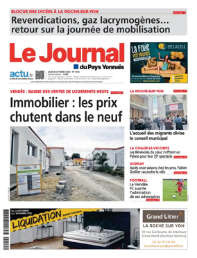 Cover of Le Journal du Pays Yonnais