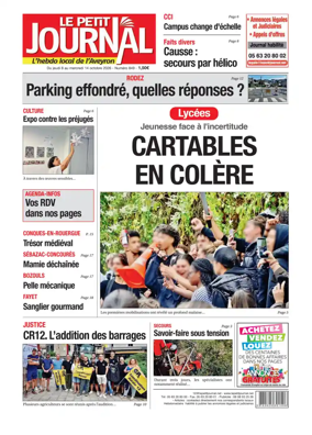 Cover of Le Petit Journal - L'hebdo local de l'Aveyron