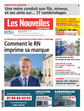 Cover of Les Nouvelles - L'Echo Flechois (FL)