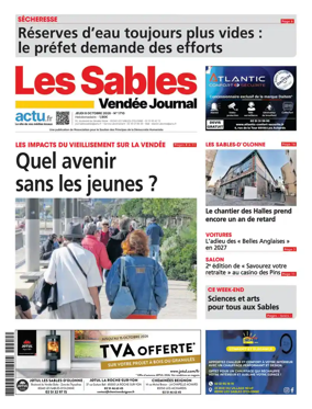 Cover of Les Sables Vendee Journal