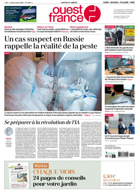 Cover of Ouest France (Caen - Bayeux - Falaise - Vire)
