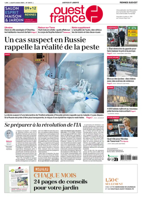 Cover of Ouest-France (Rennes Sud-Est)