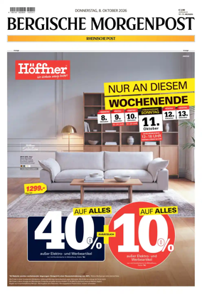 Cover of Bergische Morgenpost Wermelskirchen/Huckeswagen/Radevormwald