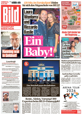 Cover of BILD Frankfurt