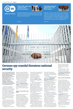 Cover of Deutsche Welle (English edition)
