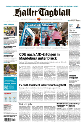 Cover of Haller Tagblatt