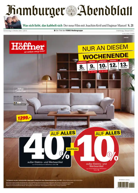 Cover of Hamburger Abendblatt (Hamburg)