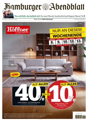 Cover of Hamburger Abendblatt (Harburg)