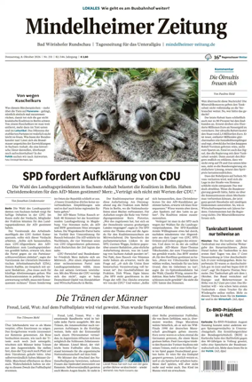 Cover of Mindelheimer Zeitung