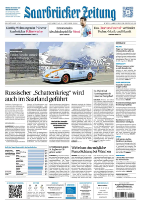 Cover of Saarbruecker Zeitung