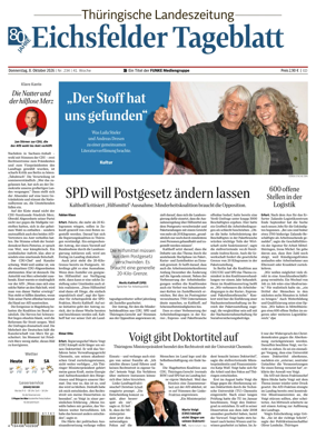 Cover of Thuringische Landeszeitung (Eichsfeld)