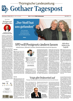 Cover of Thuringische Landeszeitung (Gotha)