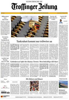 Cover of Trossinger Zeitung