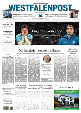 Cover of Westfalenpost (Balve)