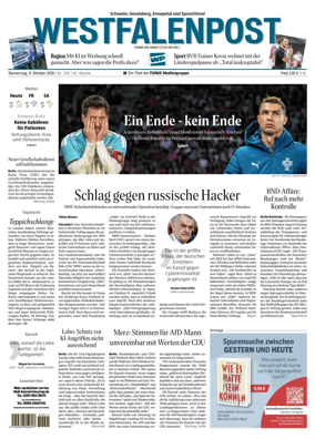 Cover of Westfalenpost (Ennepetal)