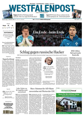 Cover of Westfalenpost (Meschede)