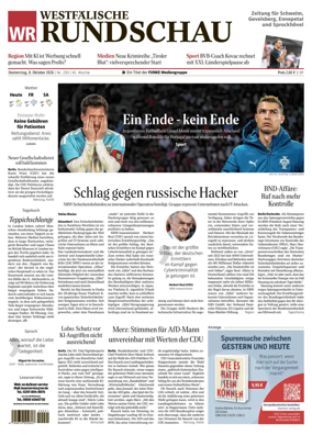 Cover of Westfalische Rundschau (Ennepetal)