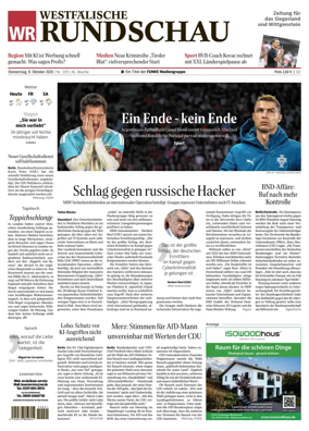 Cover of Westfalische Rundschau (Siegen)