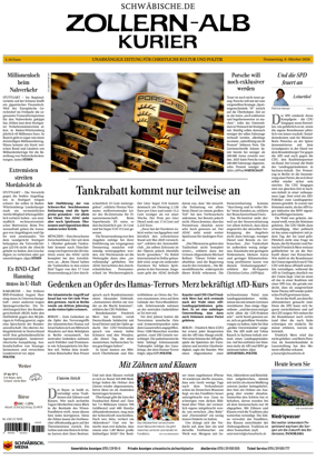Cover of Zollern-Alb-Kurier (Balingen)