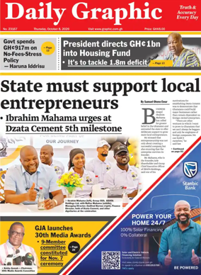 Cover of Daily Graphic