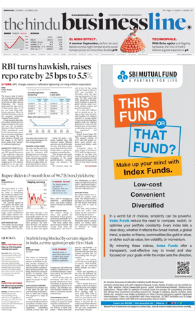 Cover of BusinessLine (Bangalore)
