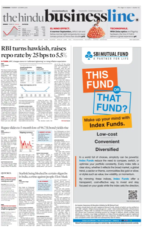 Cover of BusinessLine (Hyderabad)