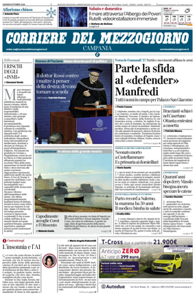 Cover of Corriere del Mezzogiorno (Campania)