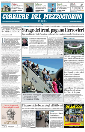 Cover of Corriere del Mezzogiorno (Puglia)