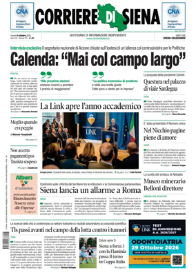 Cover of Corriere di Siena