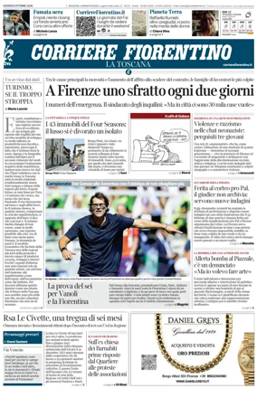 Cover of Corriere Fiorentino