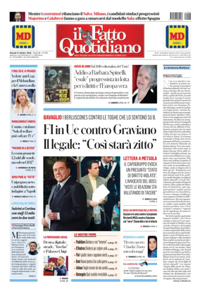 Cover of Il Fatto Quotidiano