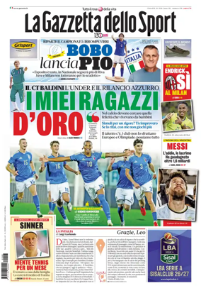 Cover of La Gazzetta dello Sport - Roma
