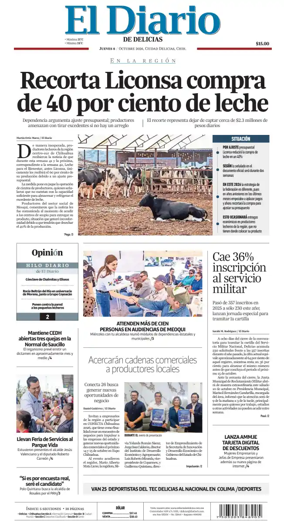 Cover of El Diario de Delicias