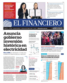 Cover of El Financiero