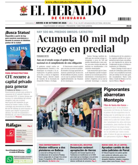 Cover of El Heraldo de Chihuahua