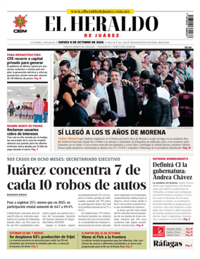 Cover of El Heraldo de Juarez