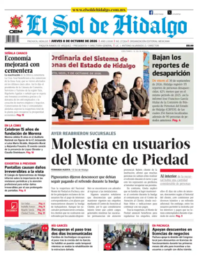 Cover of El Sol de Hidalgo